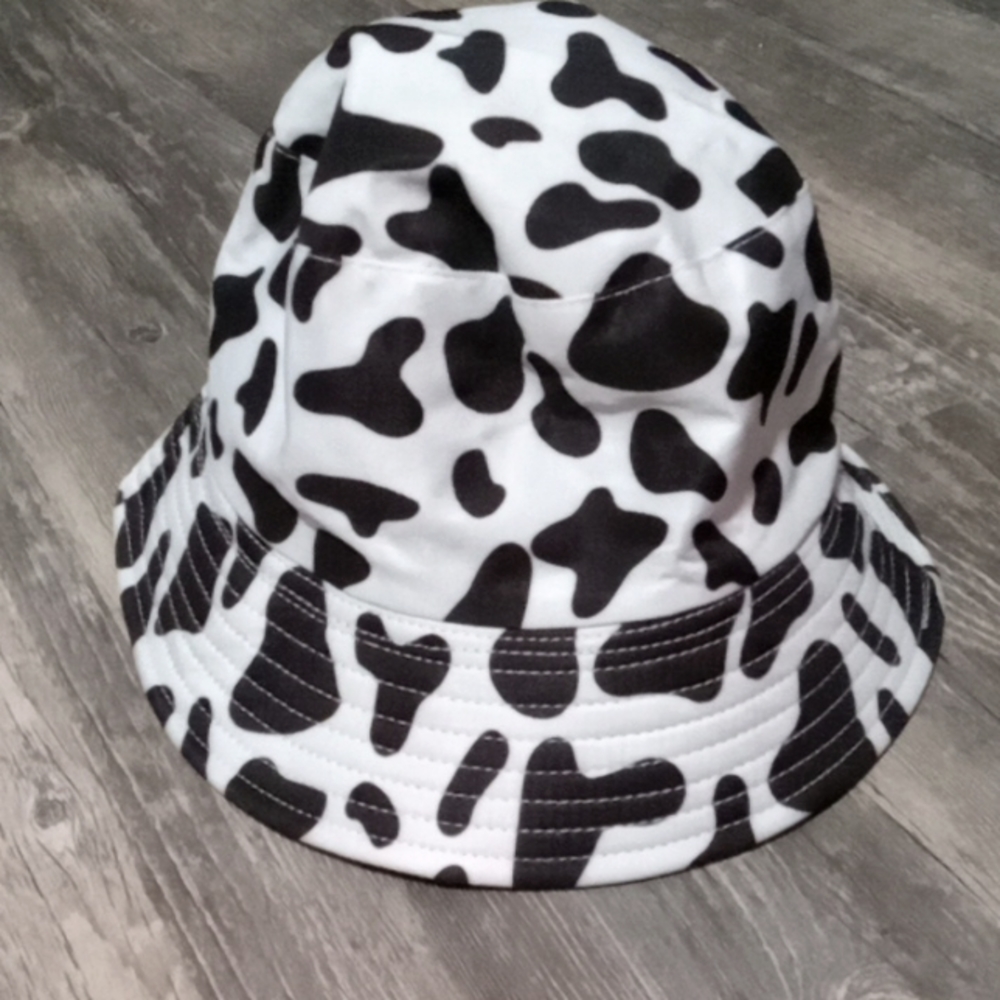Cow Print Bucket Hat